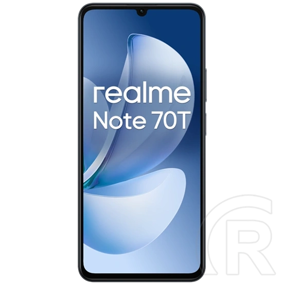 Realme Note 70T mobiltelefon (6,75", 4GB RAM, 128GB, Dual SIM, fekete)