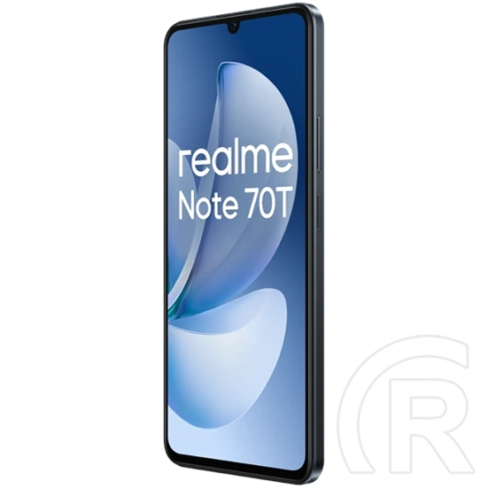 Realme Note 70T mobiltelefon (6,75", 4GB RAM, 128GB, Dual SIM, fekete)