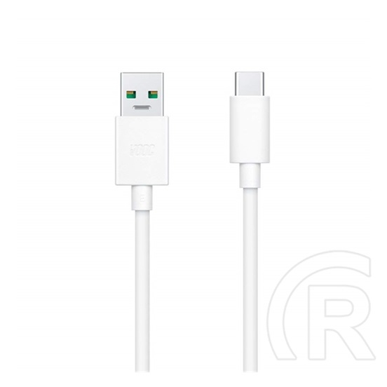 Realme dl129 adatkábel és töltő (usb - type-c, gyorstöltés támogatás, 100cm) fehér