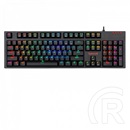 Redragon Amsa-Pro Mechanical Gaming RGB Blue Switch mechanikus billentyűzet (HU, USB, fekete)