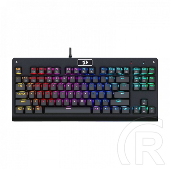 Redragon Dark Avenger RGB Blue mechanikus billentyűzet (HU, USB, fekete)