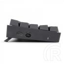 Redragon Deimos, Wired & vezeték nélküli mechanikus keyboard, RGB, brown switch (HU, fekete)