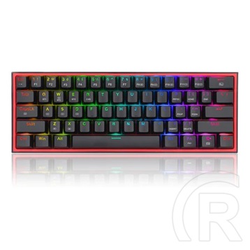 Redragon Fizz Pro Red Switch vezeték nélküli mechanikus billentyűzet (HU, USB/Bluetooth, fekete)