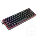 Redragon Fizz Pro Red Switch vezeték nélküli mechanikus billentyűzet (HU, USB/Bluetooth, fekete)