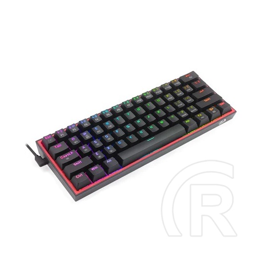 Redragon Fizz Pro Red Switch vezeték nélküli mechanikus billentyűzet (HU, USB/Bluetooth, fekete)