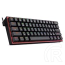 Redragon Fizz Pro Red Switch vezeték nélküli mechanikus billentyűzet (HU, USB/Bluetooth, fekete)