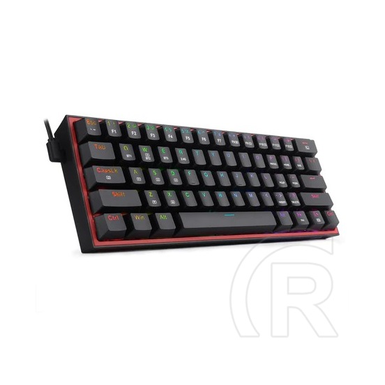 Redragon Fizz Pro Red Switch vezeték nélküli mechanikus billentyűzet (HU, USB/Bluetooth, fekete)