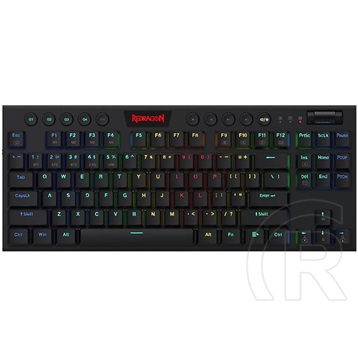 Redragon Horus Brown Switch mechanikus billentyűzet (HU, USB, fekete)
