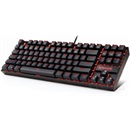 Redragon Kumara 2 Red LED Backlit Brown mechanikus billentyűzet (HU, USB, fekete)