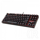 Redragon Kumara 2 Red LED Backlit Red mechanikus billentyűzet (HU, USB, fekete)