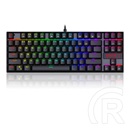 Redragon Kumara RGB mechanikus gamer billentyűzet (Blue Switches, USB, HU, fekete)