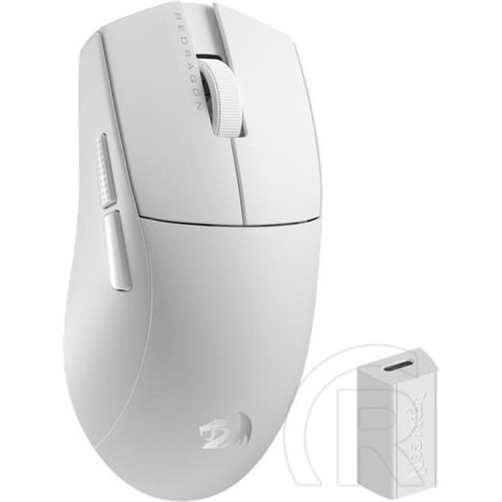 Redragon M916 PRO 4K vezeték nélküli Bluetooth gamer egér (fehér)