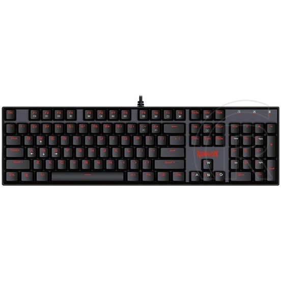 Redragon Mitra RGB Backlit Blue Switch mechanikus billentyűzet (HU, USB, fekete)