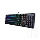 Redragon Mitra RGB Backlit Blue Switch mechanikus billentyűzet (HU, USB, fekete)