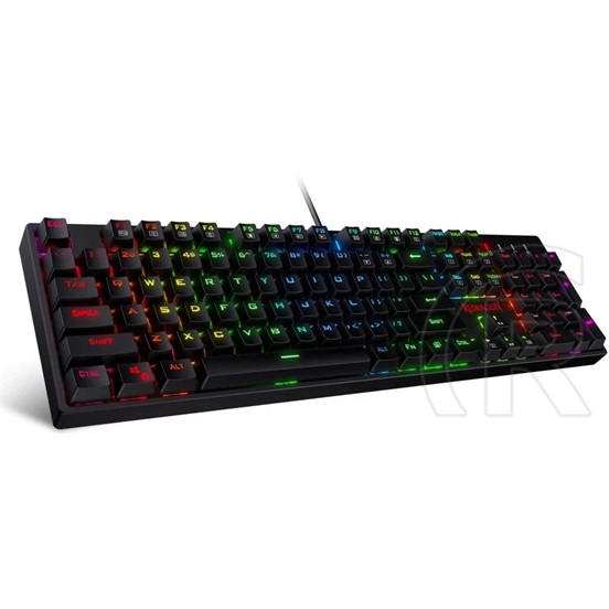 Redragon Surara Pro Red LED Backlit V-Optical Blue Switches mechanikus billentyűzet (HU, USB, fekete)