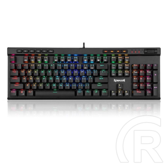 Redragon Vata RGB Blue Switch mechanikus billentyűzet (HU, USB, fekete)