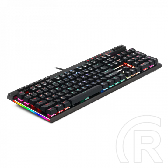 Redragon Vata RGB mechanikus gamer billentyűzet Red Switches (HU, fekete)