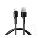 Remax Apple IPAD mini Remax leya adatkábel (usb - lightning, 2.4a, gyorstöltő, 100cm) fekete