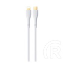 Remax Apple iPhone 13 Pro bosu adatkábel (type-c - lightning 8pin, 20w, 120cm, gyorstöltés támogatás) fehér