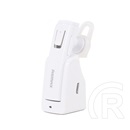 Remax bluetooth fülhallgató mono (v4.1, mikrofon, zajszűrő, multipoint, edr + dokkoló) fehér