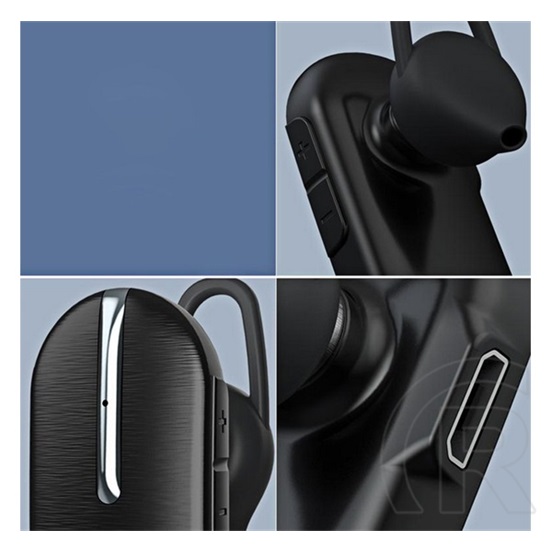 Remax bluetooth fülhallgató mono (v4.2, mikrofon, zajszűrő, multipoint, edr) ezüst