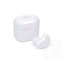 Remax bluetooth fülhallgató mono (v5.0, mikrofon, multipoint, edr + töltőtok) fehér