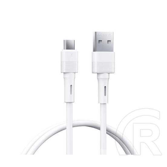 Remax leya adatkábel (usb - microusb, 2.4a, gyorstöltő, 100cm) fehér