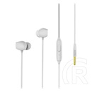 Remax rm-550 fülhallgató sztereo (3.5mm jack, mikrofon, felvevő gomb) fehér