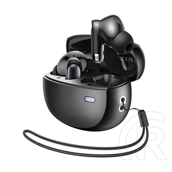 Remax tws-02 bluetooth fülhallgató sztereo (v5.4, tws, mikrofon + töltőtok) fekete