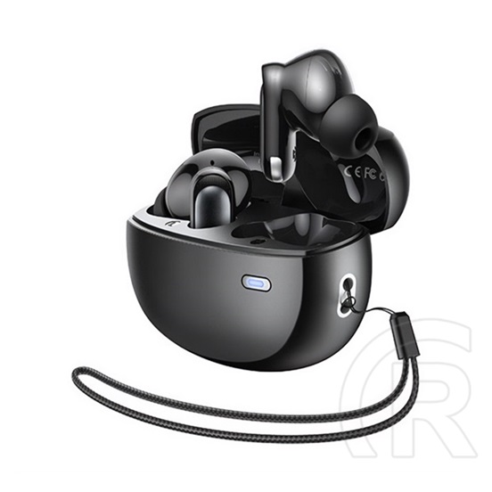 Remax tws-02 bluetooth fülhallgató sztereo (v5.4, tws, mikrofon + töltőtok) fekete