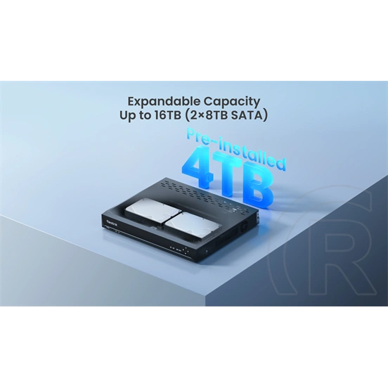 Reolink NVS16 hálózati rögzítő (16ch, H265, 1x Sata, 16xPoE)