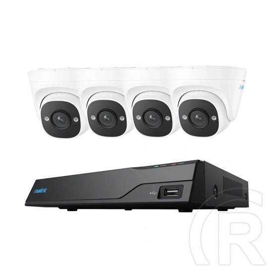 Reolink NVS8-5MD4 IP kamera Szett (5MP, 4x turret Kamera,2TB HDDvel)