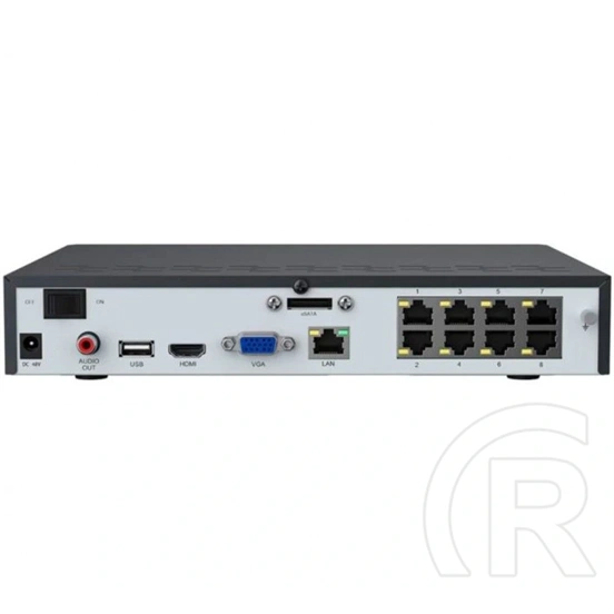 Reolink NVS8 hálózati rögzítő (8ch, 1xSata 2TB HDD,8x PoE)
