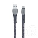 RivaCase PS6100 USB kábel (A dugó / mikro-B dugó, 1,2 m, szürke)