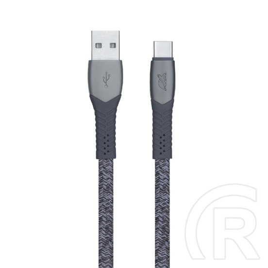 RivaCase PS6102 USB kábel (A dugó / C dugó, 1,2 m, szürke)