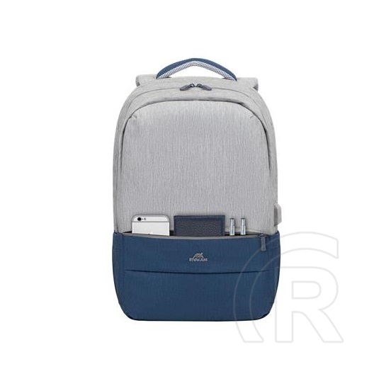 RivaCase Prater 7567 notebook hátitáska (17,3", szürke)