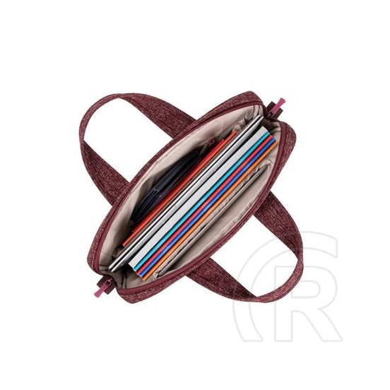 Rivacase Anvik notebook táska (14", burgundi vörös)