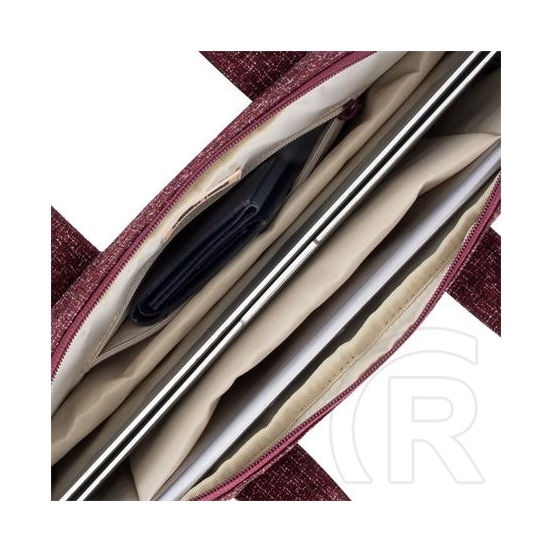 Rivacase Anvik notebook táska (14", burgundi vörös)