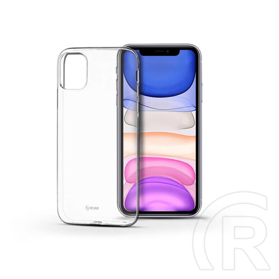 Roar All Day Full 360 szilikon hátlap (Apple iPhone 11, átlátszó)