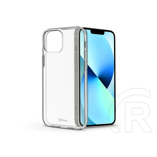 Roar All Day Full 360 szilikon tok (Apple iPhone 13, Mini átlátszó)