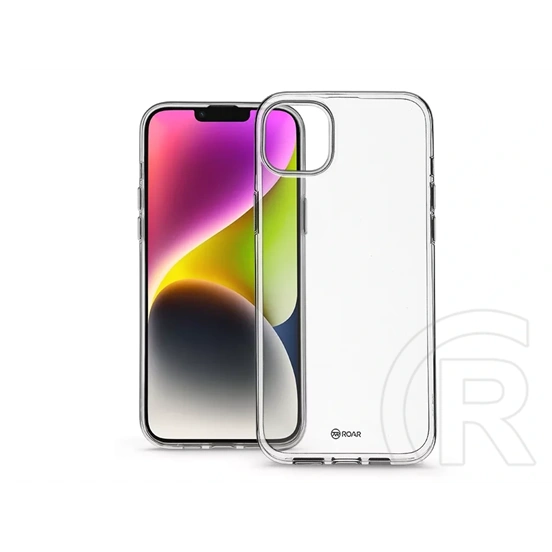 Roar All Day Full 360 szilikon tok (Apple iPhone 14, Plus átlátszó)
