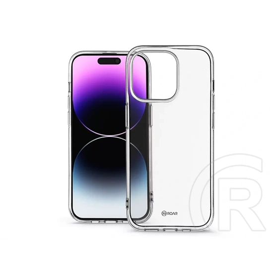 Roar All Day Full 360 szilikon tok (Apple iPhone 14 Pro, átlátszó)