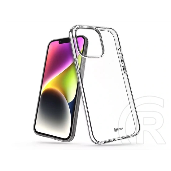 Roar All Day Full 360 szilikon tok (Apple iPhone 14, átlátszó)