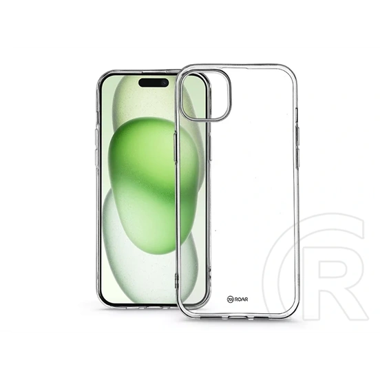 Roar All Day Full 360 szilikon tok (Apple iPhone 15, Plus átlátszó)
