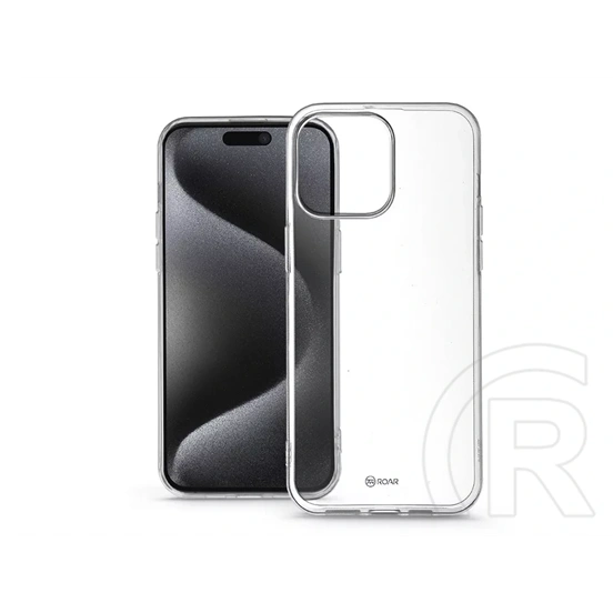 Roar All Day Full 360 szilikon tok (Apple iPhone 15 Pro Max, átlátszó)