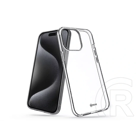 Roar All Day Full 360 szilikon tok (Apple iPhone 15 Pro, átlátszó)