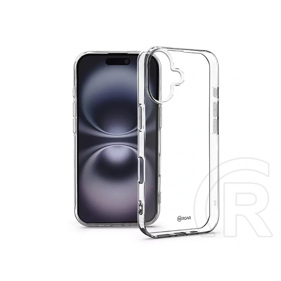 Roar All Day Full 360 szilikon tok (Apple iPhone 16, átlátszó)