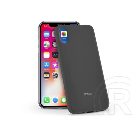 Roar All Day Full 360 szilikon tok (Apple iPhone X, fekete)