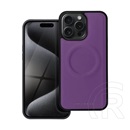 Roar Apple iPhone 15 Pro Max mag morning szilikon telefonvédő (eco bőr hatású, mikrofiber plüss belső, magsafe) lila