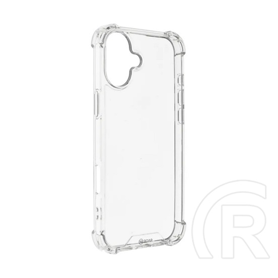 Roar Apple iPhone 16 Plus Roar jelly armor műanyag telefonvédő (szilikon keret, ütésállóság, légpárnás sarok) átlátszó